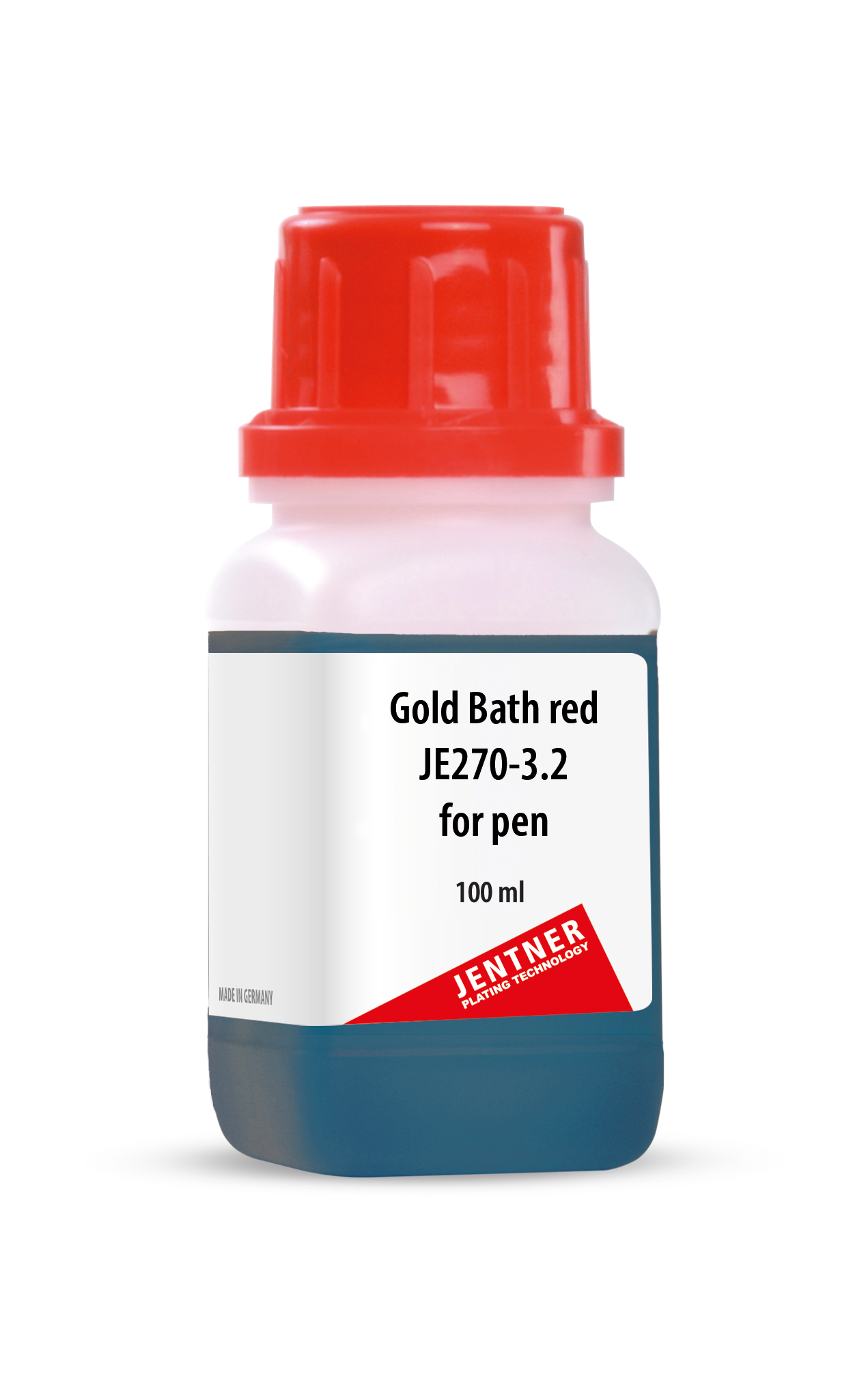 Gold Bath red JE270-3.2 for pen (2 g/100ml Au)