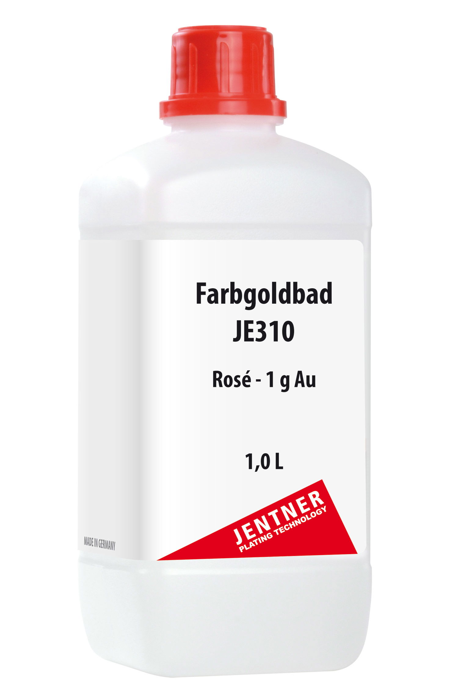 Farbgoldbad JE310 - rosé - 1 g/L Au
