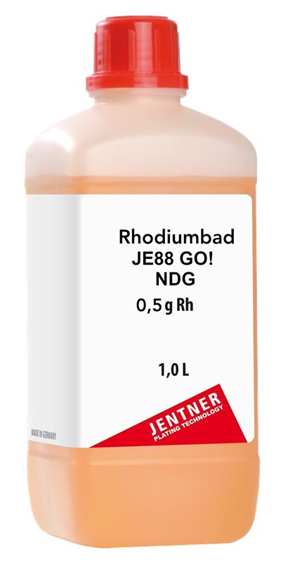 ¡Baño de rodio JE88 GO! NDG - 0,5 g/L Rh