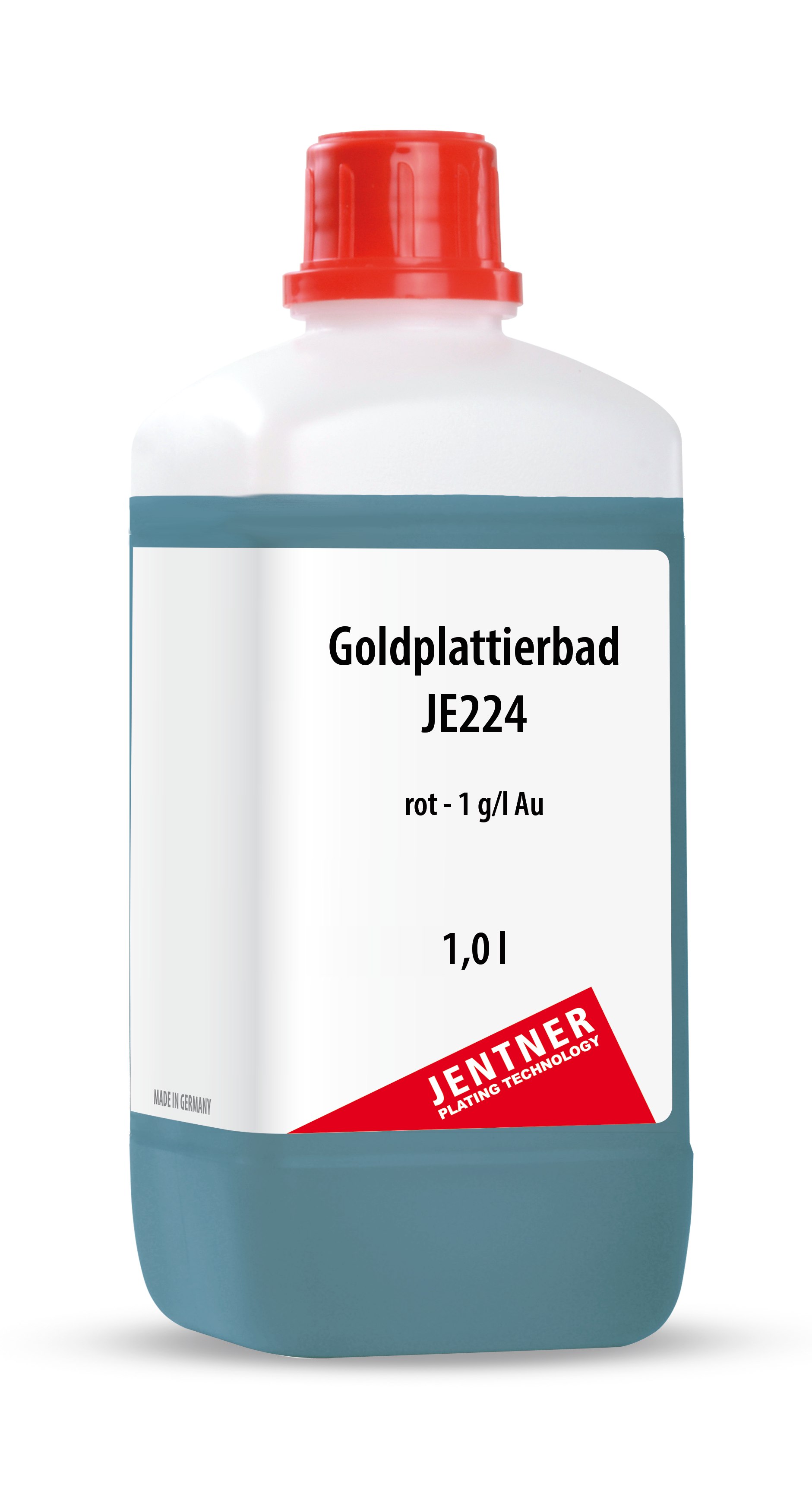Gold Plating Bath red JE224 - 4 g/L Au