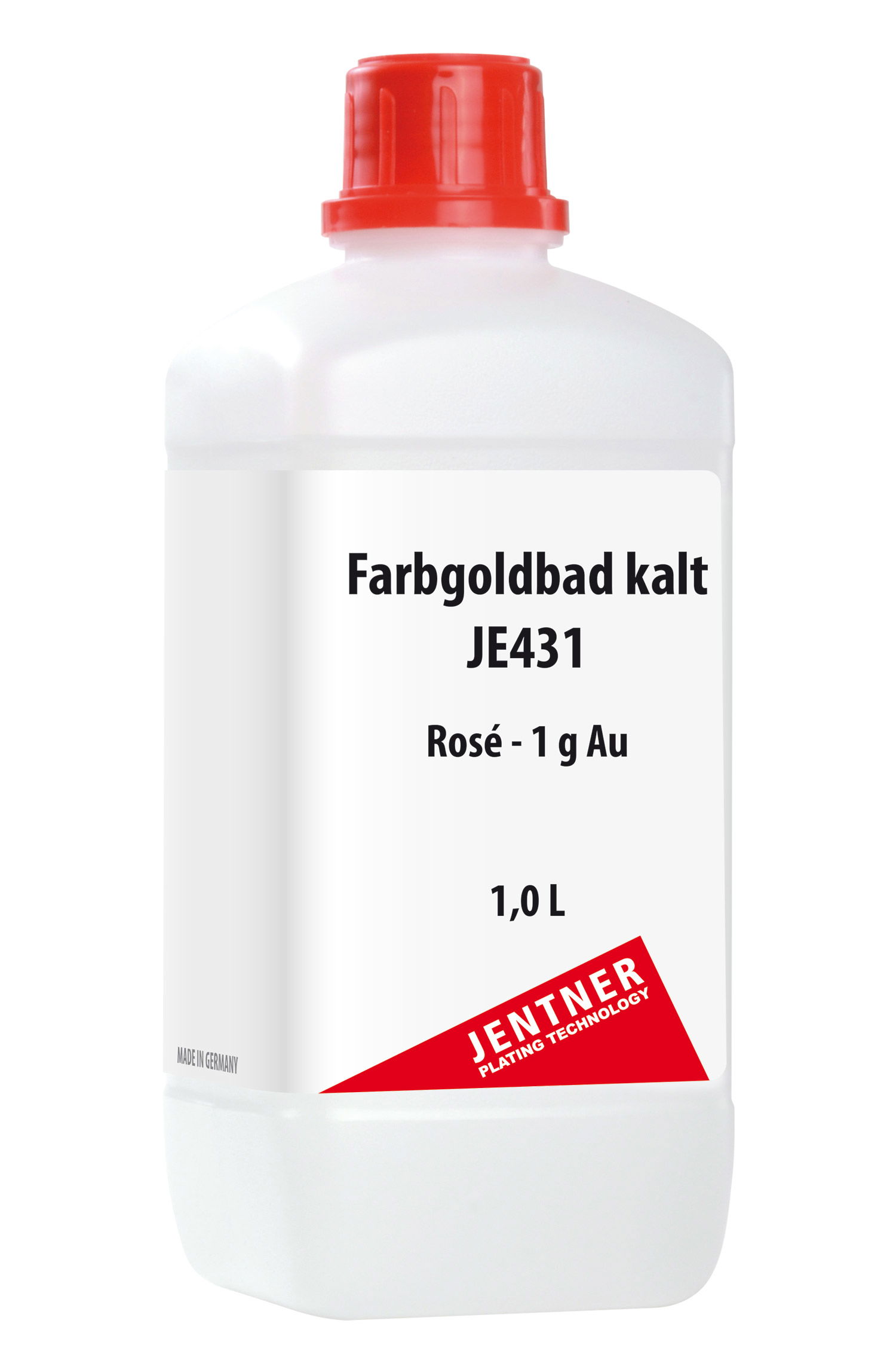 Farbgoldbad kalt JE431 - rosé - 1 g/L Au