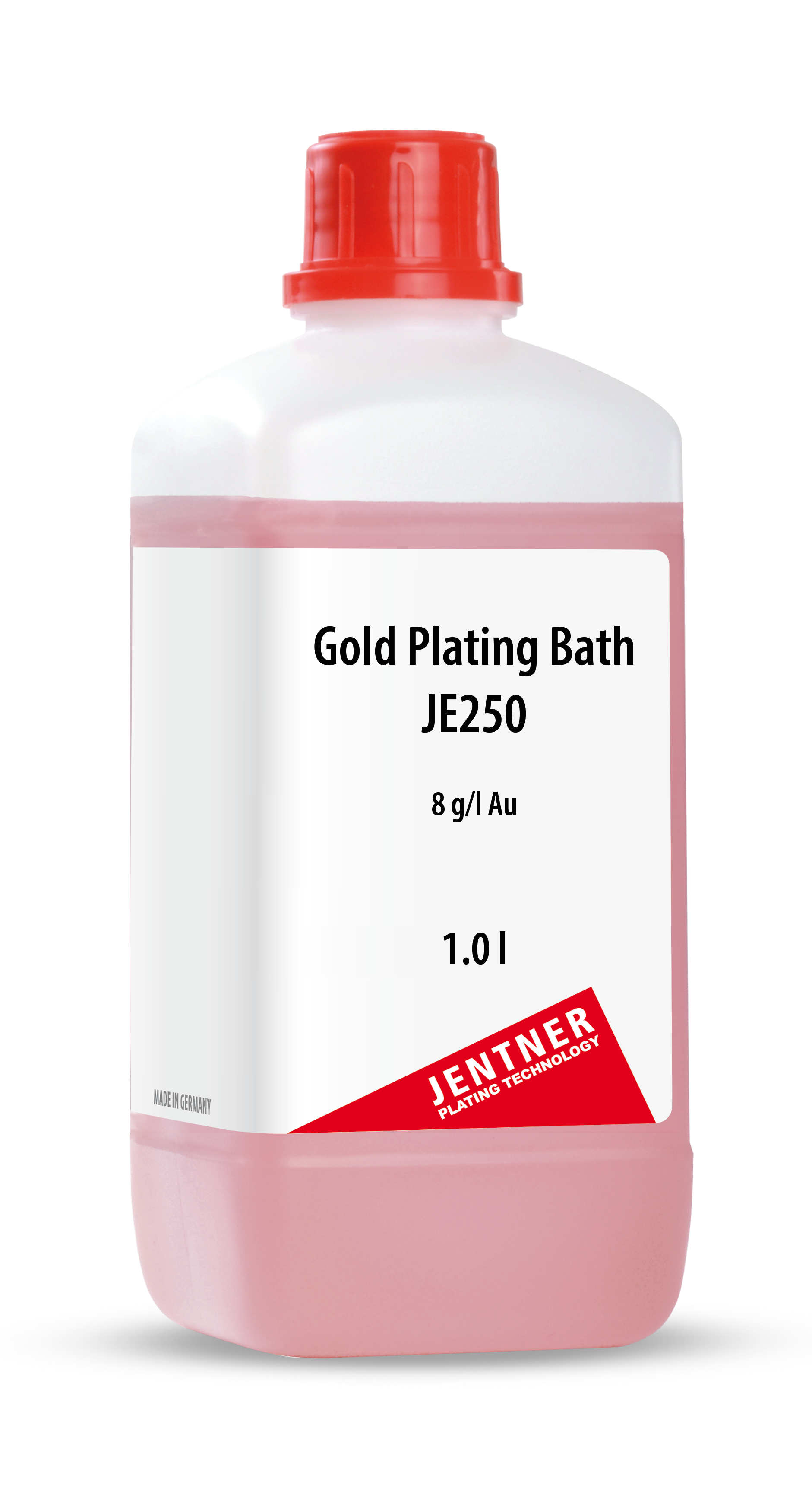 Baño de chapa de oro JE250 - 8 g/L Au