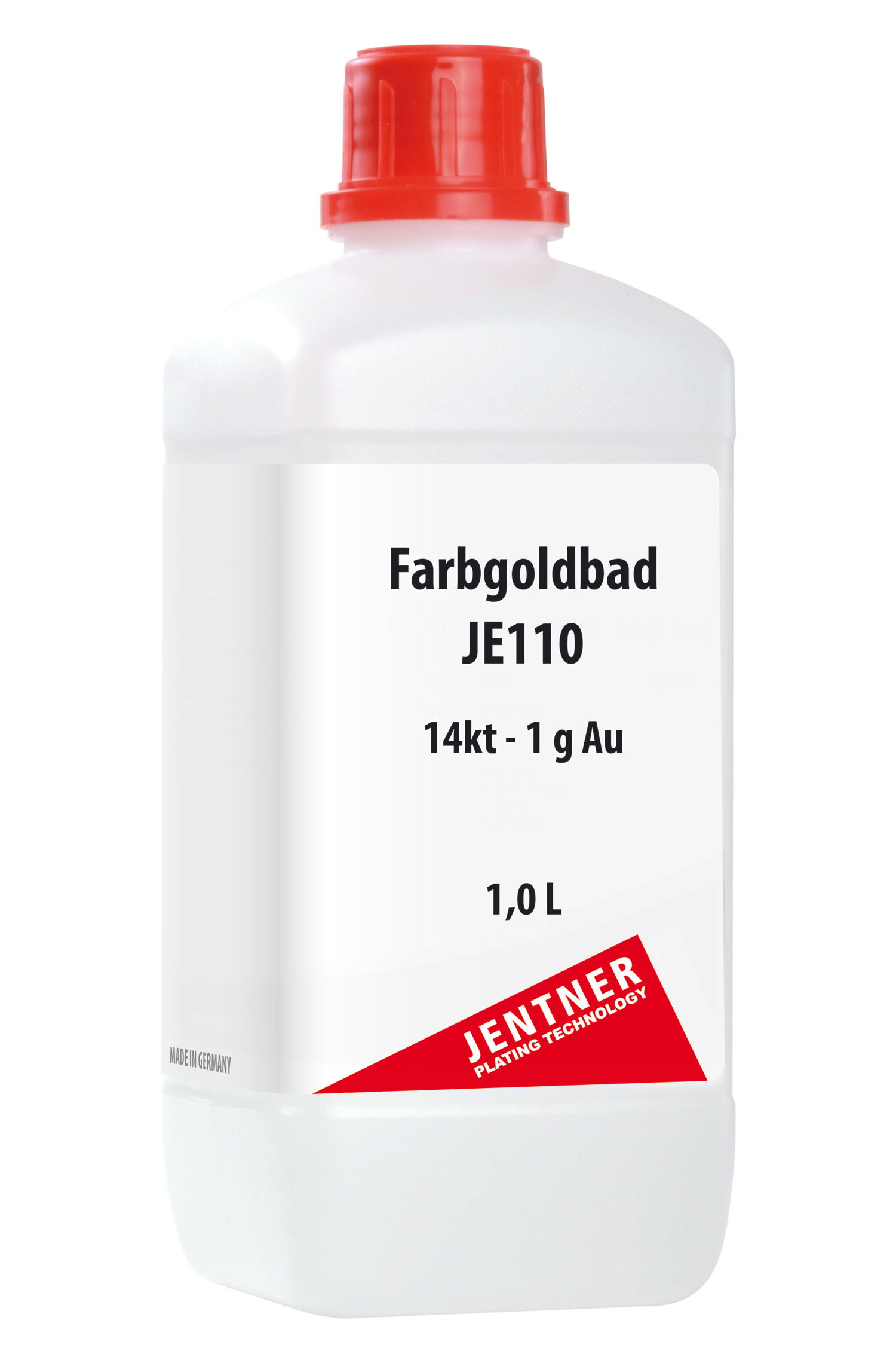 Farbgoldbad JE110 - 14kt - 1 g/L Au