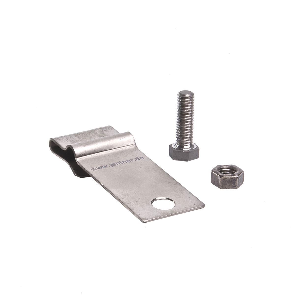 Soporte de ánodo de titanio 80x20 mm con tornillo