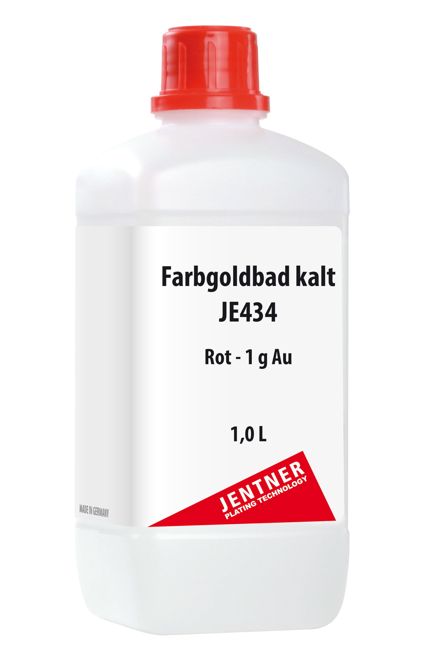 Colore oro bagno freddo JE434 - rosso - 1 g/L Au